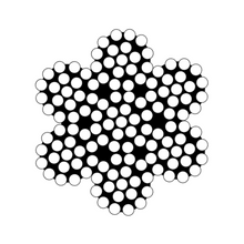 Load image into Gallery viewer, 7x7 Galvanised Wire Rope Per Meter