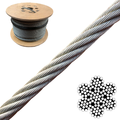 7x19 Galvanised Wire Rope Bulk Buy Reel
